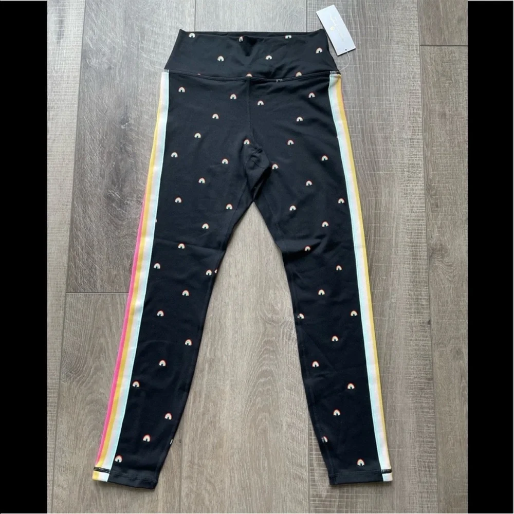 Spiritual Gangster Perfect High Waist Leggings in Black Rainbow - Picture 2 of 8